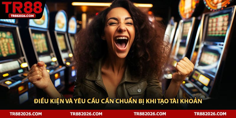 Điều kiện và yêu cầu cần chuẩn bị khi tạo tài khoản